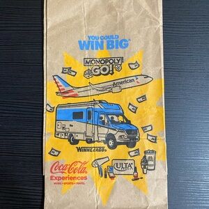 Coca Cola Monopoly Go! Brown Party Bag
